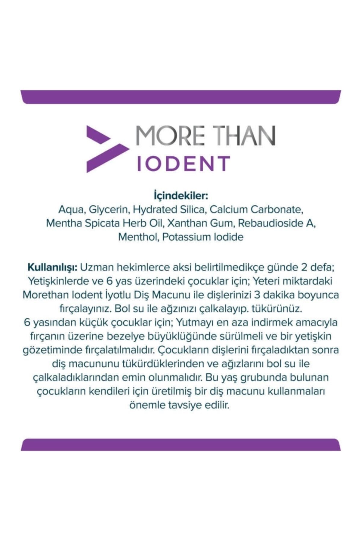 More Than Iodent Diş Macunu 100 Gr - Görsel 3